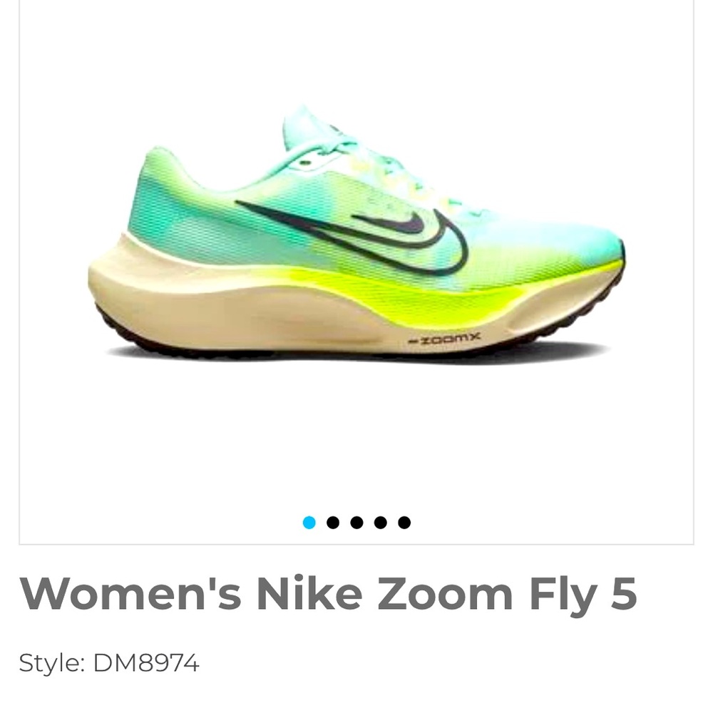 Women’s Nike Zoom Fly 5, size 8